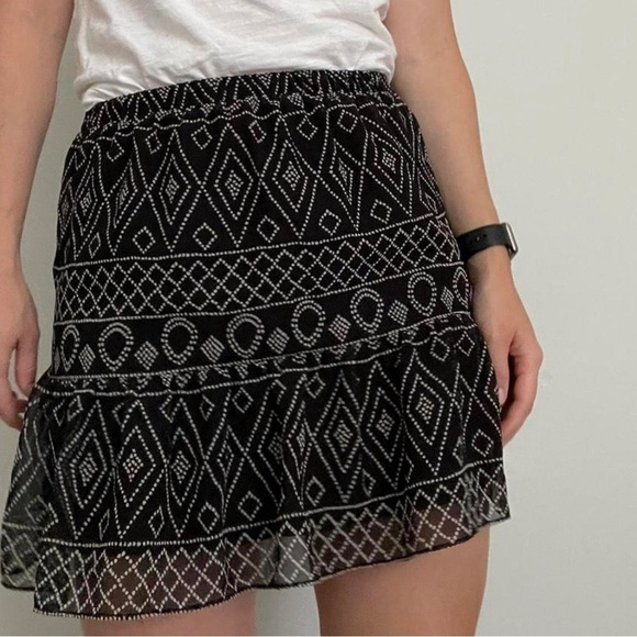 Madewell Caravan Print Mini Skirt- Size Small - Picture 1 of 7